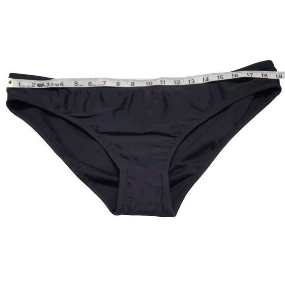 Palisades Beach Club Bikini Bottom Womens XL Solid Basic Black NEW NWT - Picture 6 of 9